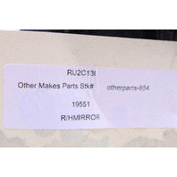 2010 2011 2012 2013 2014 2015 Jaguar XF Door Mirror Right Blind Spot