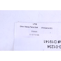 2009 Chrysler PT Cruiser Engine Computer Module ECU ECM DME