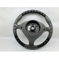 99-04 Porsche 911 996 Boxster 986 Steering Wheel 3 Spoke Tiptronic Carbon Cracked OEM Used