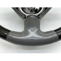 99-04 Porsche 911 996 Boxster 986 Steering Wheel 3 Spoke Tiptronic Carbon Cracked OEM Used