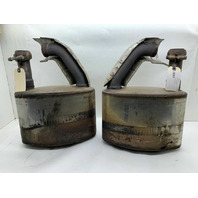 1995-1998 Porsche 911 993 Exhaust Muffler Right Left Pair 99311104511 OEM