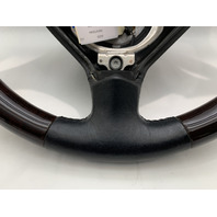 99-04 Porsche 911 996 Boxster 986 Steering Wheel 3 Spoke Tiptronic Wood Cracked OEM Used