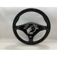 99-04 Porsche 911 996 Boxster 986 Steering Wheel 3 Spoke Tiptronic Wood Cracked OEM Used