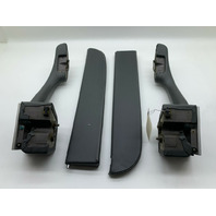 1995-1998 Porsche 911 993 Door Grab Pull Armrest Grey Leather Pair OEM Used