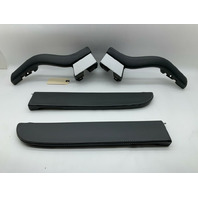 1995-1998 Porsche 911 993 Door Grab Pull Armrest Grey Leather Pair OEM Used