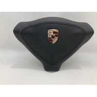 2000-2004 Porsche 911 996 Boxster Leather Steering Wheel Airbag Black OEM
