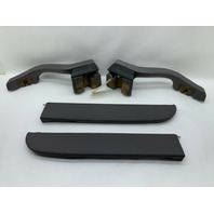 1995-1998 Porsche 911 993 Door Grab Pull Armrest Grey Leather Pair OEM Used