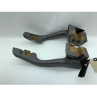 1995-1998 Porsche 911 993 Door Grab Pull Armrest Grey Leather Pair OEM Used