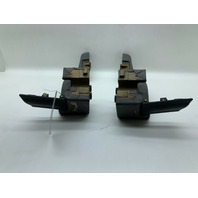 1995-1998 Porsche 911 993 Door Grab Pull Armrest Grey Leather Pair OEM Used