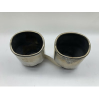 1995-1998 Porsche 911 993 4S Exhaust Muffler Tip Pair EP5110 Tequipment OEM Used