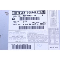 2005 - 2007 Dodge Caravan Town & Country 6 Disc DVD / CD Changer 05094033AA OEM