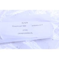 2002 Porsche Boxster 986 Owner Manual and Case OEM