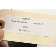 2013-2016 Porsche Boxster Cayman 981 Rear Bumper Guide Bracket Left Driver - 98150563101 OEM