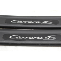 2002 2003 2004 Porsche 911 996 Door Sill Trim Plate Carrera 4S Pair OEM