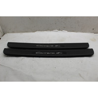 2002 2003 2004 Porsche 911 996 Door Sill Trim Plate Carrera 4S Pair OEM