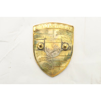 Porsche 911 Boxster Cayman Front Hood Emblem Crest Emblem Badge OEM