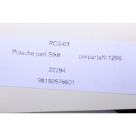 2013 2014 2015 2016 Porsche Boxster 981 Front Bumper Grille Trim Lower Right OEM