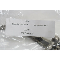 2005-2012 Porsche Boxster 987 Convertible Top Tension Cable Pair OEM
