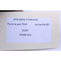 2011-2018 Porsche Cayenne Rear Door Sun Shade Right OEM