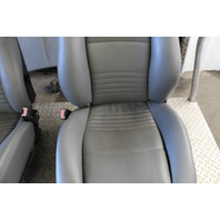 1999-2004 Porsche 911 Boxster Sport Seat Seats Pair Front Grey OEM
