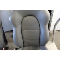 1999-2004 Porsche 911 Boxster Sport Seat Seats Pair Front Grey OEM