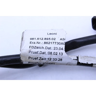 2013-2016 Porsche Boxster Cayman 981 Rear Bumper License Plate Wire Harness - 98161289502 OEM