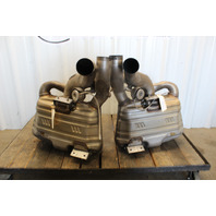 2009 2010 2011 2012 Porsche 911 997.2 Muffler Exhaust Sport Valved Right Left OEM