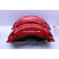 2008 2009 2010 Porsche Cayenne Turbo 957 Brake Caliper Brembo Front Pair Set 95535142170 OEM