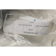 2005-2008 Porsche 911 997 Boxster Cayman 987 Side Marker Lights Pair Clear Pair OEM