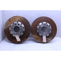 2008 2009 2010 Porsche Cayenne Turbo Front Brake Rotor 2 Piece Sold As Is OEM