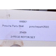 2008 2009 2010 Porsche Cayenne Turbo Front Brake Rotor 2 Piece Sold As Is OEM
