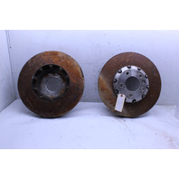 2008 2009 2010 Porsche Cayenne Turbo Front Brake Rotor 2 Piece Sold As Is OEM