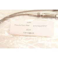 2005-2012 Porsche Boxster 987 Convertible Top Tension Cable Pair OEM