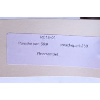 2002 2003 2004 Porsche 911 996 Floor Mat Carpet Front Pair