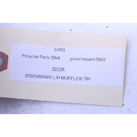 2002-2004 Porsche 911 996 Exhaust Muffler Tip X50 EP4120 Left OEM