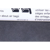 2010-2016 Porsche Panamera Sun Visor Right Alcantara OEM