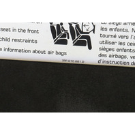 2010-2016 Porsche Panamera Sun Visor Left Alcantara OEM