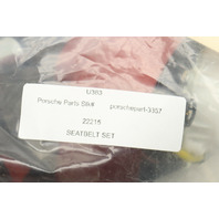 2010-2016 Porsche Panamera Gts Front Rear Right Left Seat Belts Red Belts Only - 97080303301 OEM