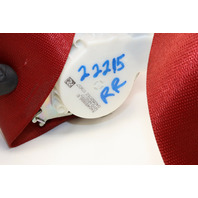 2010-2016 Porsche Panamera Gts Front Rear Right Left Seat Belts Red Belts Only - 97080303301 OEM