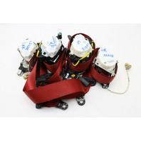 2010-2016 Porsche Panamera Gts Front Rear Right Left Seat Belts Red Belts Only - 97080303301 OEM