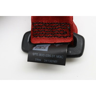 2010-2016 Porsche Panamera Gts Front Rear Right Left Seat Belts Red Belts Only - 97080303301 OEM