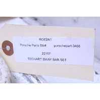 2001 2002-2004 Porsche 911 996 Turbo TechArt Front Rear Sway Stabilizer Bars OEM