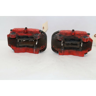 2004 2005 2006 Porsche Cayenne Turbo Rear Brake Caliper Set Pair Brembo Red OEM