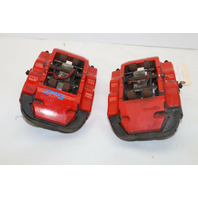 2004 2005 2006 Porsche Cayenne Turbo Rear Brake Caliper Set Pair Brembo Red OEM