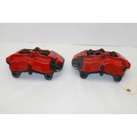 2004 2005 2006 Porsche Cayenne Turbo Rear Brake Caliper Set Pair Brembo Red OEM