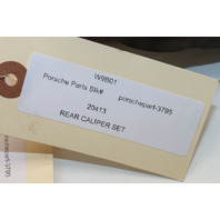 2004 2005 2006 Porsche Cayenne Turbo Rear Brake Caliper Set Pair Brembo Red OEM