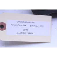 2002 2003 2004 Porsche 911 996 Center Console Dash Trim Set Satin Nickel ALUMINUM TRIM SET OEM