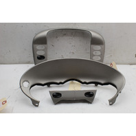 2002 2003 2004 Porsche 911 996 Center Console Dash Trim Set Satin Nickel ALUMINUM TRIM SET OEM