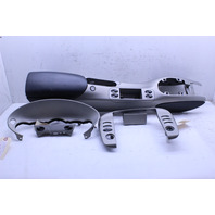 2002 2003 2004 Porsche 911 996 Center Console Dash Trim Set Satin Nickel ALUMINUM TRIM SET OEM