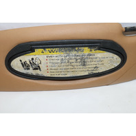 2006-2012 Porsche 911 997 Convertible Sun Visor Left Beige OEM